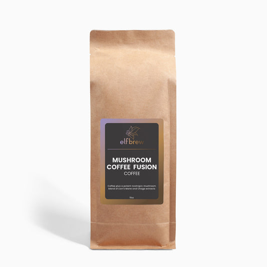 Mushroom Coffee Fusion - Lion’s Mane & Chaga 16oz